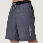 Speedo Mens Xl 9 Inch Swim Trunks Board Shorts Gray Black Nwt Upf 50 Stretch