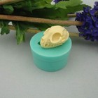 Flexible Cat Skull Silicone Mold For Crafts  Jewelry  Resin  Polymer Clay  Scrap
