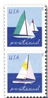 2023 Usps Sheet Of 20 Postcard Stamps Sailboats 61  