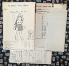  oop vtg  The Children s Corner Patterns    patty   s Pleated Dress    Size 2 C c