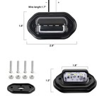 Nilight 2pcs 12v Led License Tag Light  Plate Light 