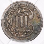 1859 3cs Pcgs Xf45 Three Cent Silver