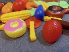 Food Kitchen Toy Items Fake Pretend Play Plastic Large Vintage Lot Of 35 Pieces