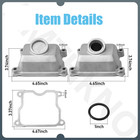 For John Deere Equipment Rh lh Valve Cover Kit - Miu11645a  W