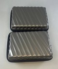 2 Tumi For Delta Airlines Dark Grey Hard Case Amenity Kits - Monogrammed