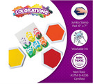 Colorations Classic Colors Jumbo Washable Stamp Pads - Set Of 6