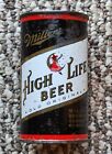 Miller High Life Flat Top Beer Can Miller Brewing  Milwaukee 1950 s Antique