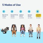Graco 4ever Dlx Grad 5-in-1 Convertible Car Seat  Hancock - Versatile 