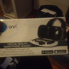 Onn Virtual Reality Smartphone Headset Iphone Samsung Screens Up To 6   white 