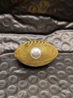 2025 Chad 1 Oz Silver Gold Gild Football Shaped Coin - Unique Item 1500 Minted
