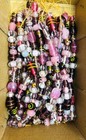 10 Strands Fancy Glass Beads Pink   Purple Handmade Glass  Duty Paid Delivery