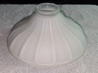 Vintage 2     Fitter Ribbed Fluted Frosted Satin Glass 7    Pendant Shade