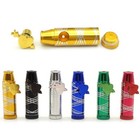 3pcs Metal Spice Bottle With Love Button Party Aluminum Dispenser Bullet Snuff