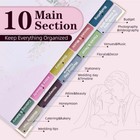 The Ideal Wedding Planner   Organizer 176 Pages Book Sticker Checklist Calendars
