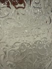 Vintage 1953 Schenley Whiskey Bottle Clear Designed Glass Decanter Has Cork