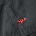 Speedo Men s Navy red Solid Swim Trunks Size L Drawstring Elastic Waist