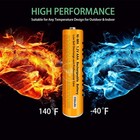 4 6 8 Ni-mh Aaa 1 2 V 550 Mah Rechargeable Battery For Panasonic Cordless Phones