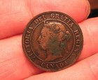 1895 Canadian Large Cent  Free Shipping   067d 