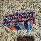 Lot Of 100 Bic Classic Lighters - Assorted Colors Bulk Durable Full Size