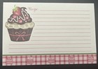 Blank Recipe Cards Lot Of 75 Cupcake Oranges Lemons Floral Theme 4x6  lot  41 