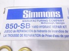 8 Piece Simmons Repair Kit 850-sb Lead Free For 4800 Series Yard Hydrant