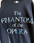 Vintage 80s Phantom Of The Opera T Shirt Black Men s Xl Single Stitch Usa Made