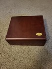 Free Shipping In Usa - Wooden Cigar Humidor Thompson   Co Inc 1915 -box 10 X 8 5