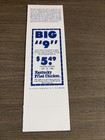 1985 Denver Broncos V San Francisco 49ers Football Ticket Snowball Game 11 11