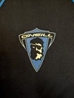 O neill Men s Shorty Wetsuit Back Zip Short Sleeve Black blue Size 36-38 M