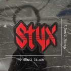Styx Patch Iron On sew On Embroidered Backpack Jackets Band Classic Rock