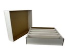 Bundle Of 25 - 5000ct 5-row Cardboard Trading Baseball Gaming Card Storage Boxes