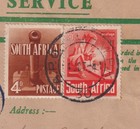 Ww2 South African Apo - U - Mpk 30 El Alamein Active Service Cover 10d Airmail