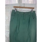 Vintage Chicos 10 Years Sage Green Denim Maxi Skirt Sz M l Retro 90 s Indie