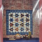 Paper Pieces Stars Of Savanna Wall Quilt Pattern 18x20  Pre-cut Shapes 2000 Vtg