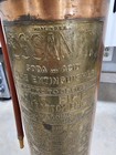 Vintage Antique Essany Copper Brass Fire Extinguisher   Beautiful 