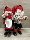 Vintage Arne Hasle Askim Norge Norwegian Christmas Elf Gnome Pair 11    Posable