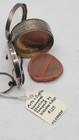 Antique Sterling 227 Silver Hammered Dual 2 Sided Powder Compact Webster 1910 