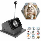 70mm Diy Round Punch Die Cutter Manual Paper Card Button Graphic Maker Machine