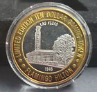 Silver  10 Gaming Casino Token - Flamingo Hotel In Las Vegas  Nv