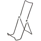 3 Black Wire Display Stands Adjustable W Lip 8in Plate Book Holder Retail