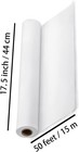 White Art Craft Paper Roll For Drawing Easel Doodles 17 5 50ft  