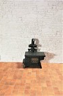 Dollhouse White Stone Wall Whitewashed Weathered Aged Embossed Card 1 12 Scale