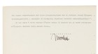 Benito Mussolini Italian Dictator Autographed Signed Military Document Amco Loa
