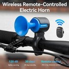 Rockbros Bicycle Electric Horn 120db Waterproof Wireless Remote-controlled Bell