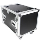 Prox T-10rss24 10u Ata Deluxe Flight Road Case With 4  Casters For Amplifier Rac