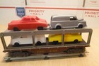 Marx Trains Nice  Sou  51100 Automobile Carrier Flatcar  4 Auto s 