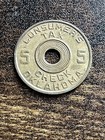 Oklahoma Consumers Tax 5 Five Mils 1930s Rare Vintage Token Coin Tc4247 