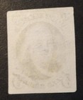 Scott  1p3 Benjamin Franklin Proof On India Paper W  Certificate Grade Vf-xf 85
