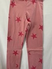 New Old Navy Girls Leggings Built In Tough Pink Star Size L xl