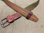 Wwii Soviet Russia M1935 Combat Field Web Belt- Size 3  Fits 32-40 Waist